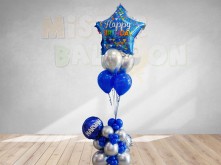 Customized Birthday Star Balloon Bouquet